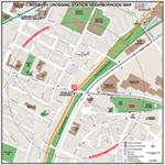 MBTA Roxbury Crossing Neighborhood Map
